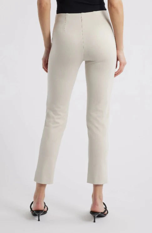 APNY Pull-On Ponte Pant With Split Hem - Champagne-Pants-APNY-Deja Nu Boutique, Women's Fashion Boutique in Lampasas, Texas