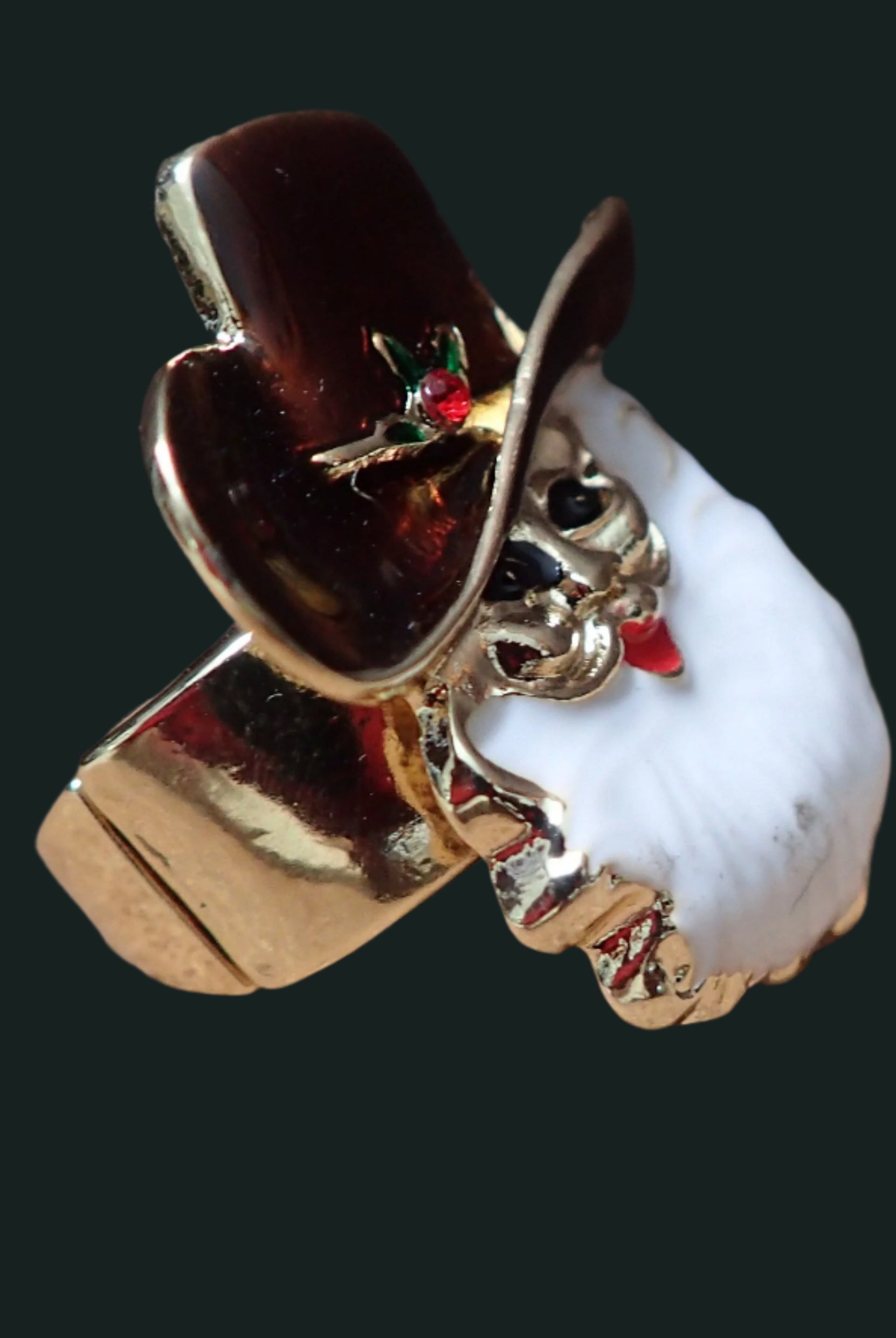 All That Glitterz Cowboy Santa Adjustable Holiday Ring-Rings-Deja Nu Tx-Deja Nu Boutique, Women's Fashion Boutique in Lampasas, Texas