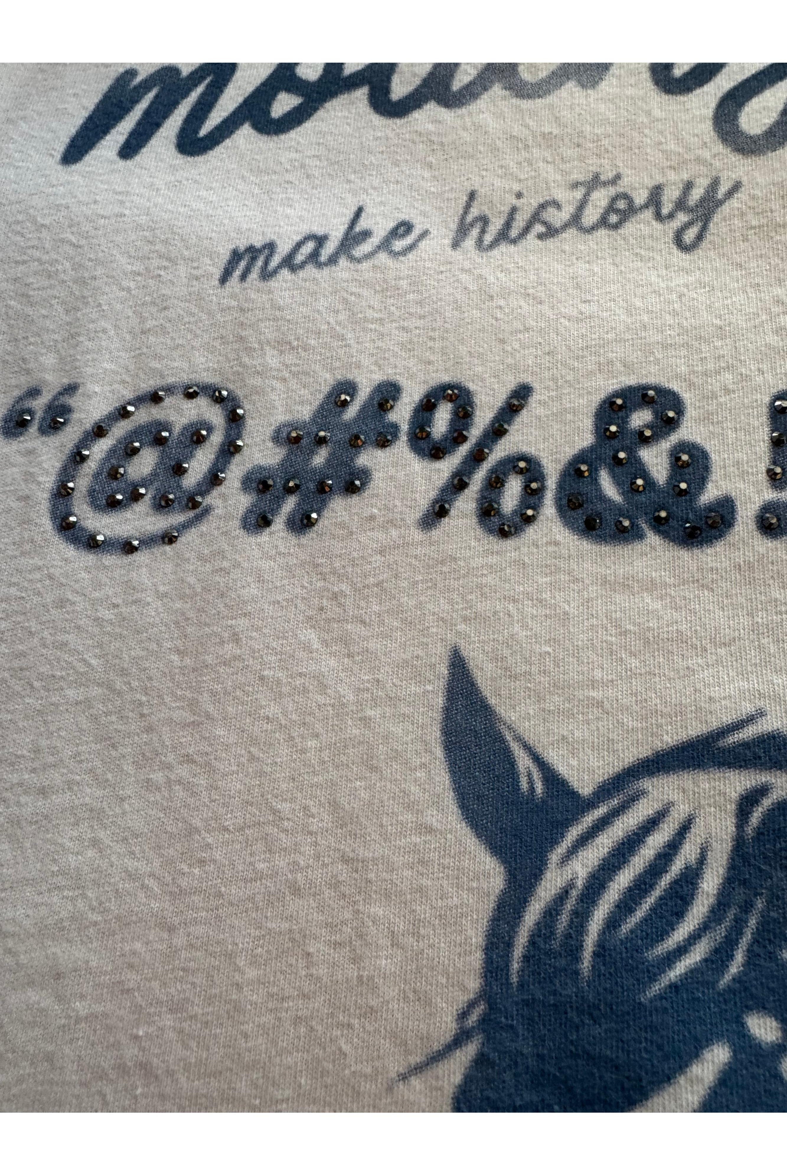 All Us Mouthy Women Boy Tee in Peach A Rhinestone Embellished Western Graphic T-Shirt-Tops-All Us-Deja Nu Boutique, Women's Fashion Boutique in Lampasas, Texas