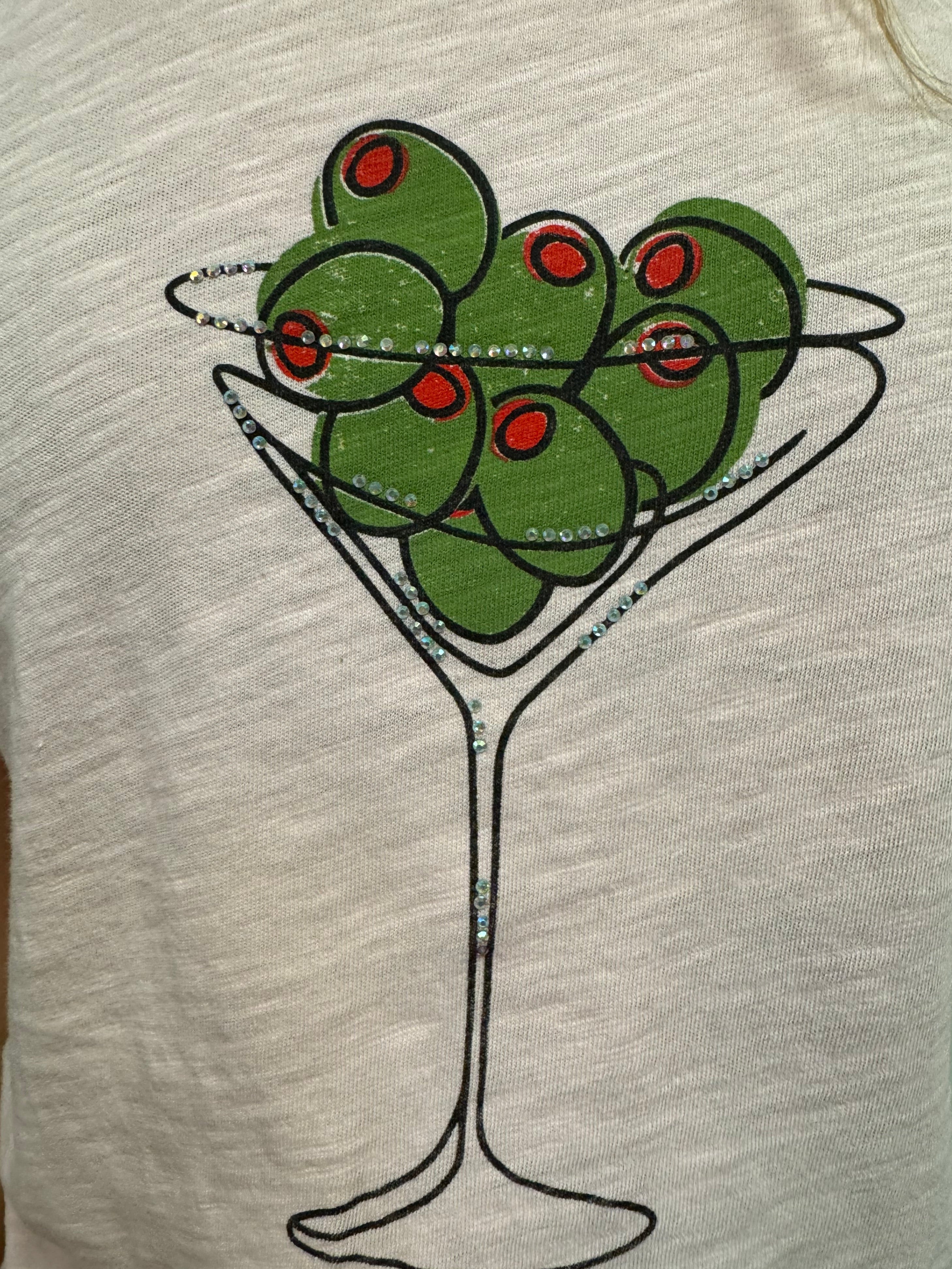 All Us “The Dirtiest” Dirty Martini Babe Tee in Pink-T-Shirts-All Us-Deja Nu Boutique, Women's Fashion Boutique in Lampasas, Texas