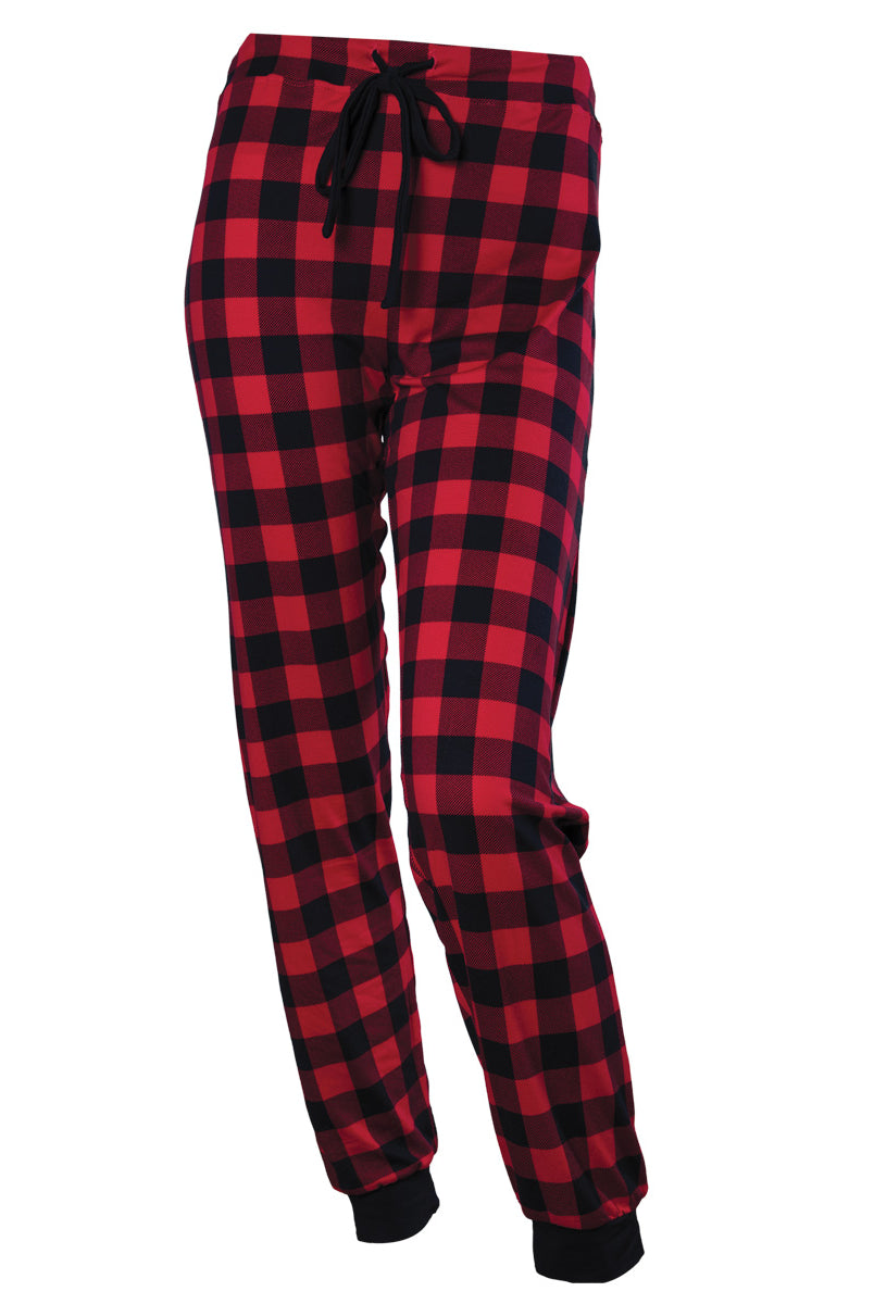 Amanda Blu & Co Christmas Gnome Naughty, Nice And I Can Explain Ladies Pajama Jogger Set-Sleepwear-Amanda Blu & Co-Deja Nu Boutique, Women's Fashion Boutique in Lampasas, Texas