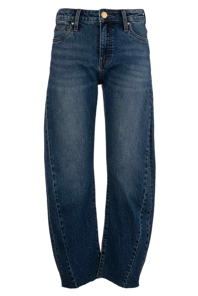 Ashley High Rise Slouchy Barrel Jeans with Side Insets by Kut from the Kloth-Jeans-Kut from the Kloth-Deja Nu Boutique, Women's Fashion Boutique in Lampasas, Texas