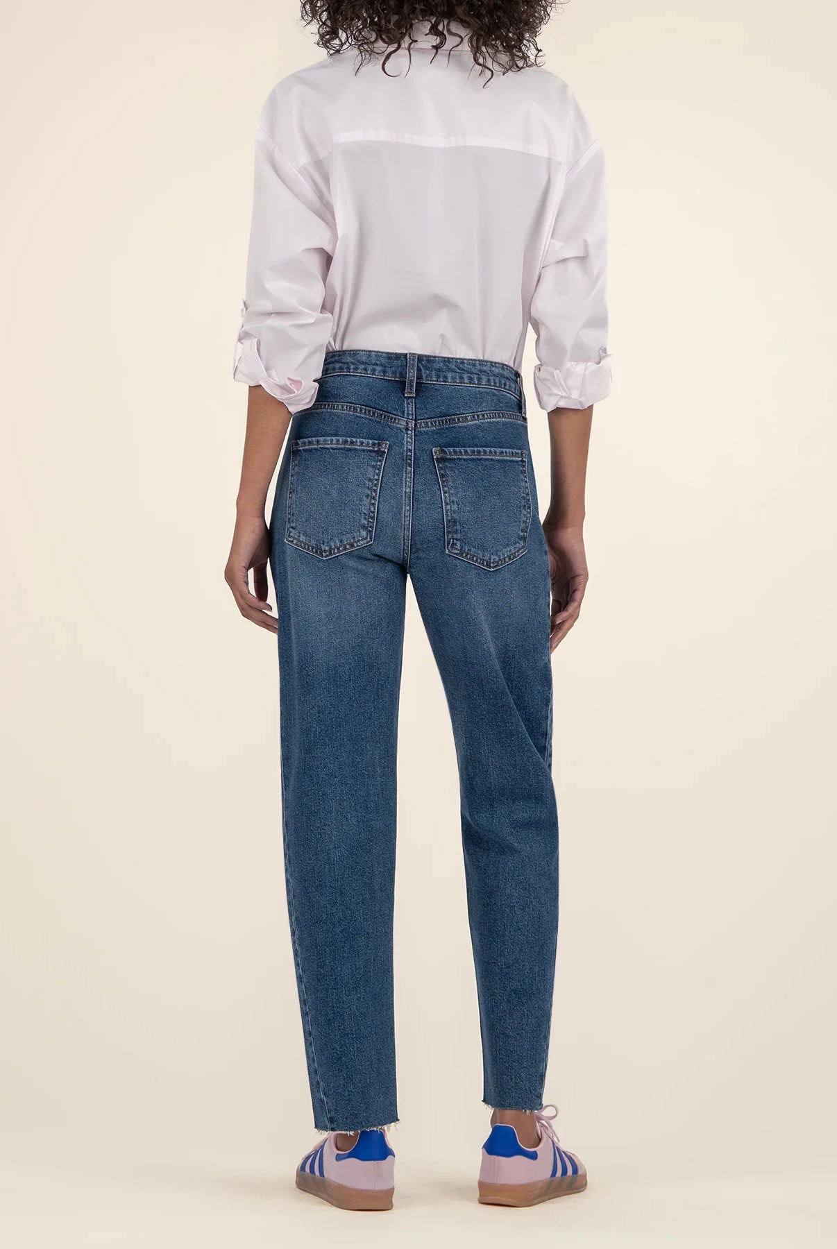 Ashley High Rise Slouchy Barrel Jeans with Side Insets by Kut from the Kloth-Jeans-Kut from the Kloth-Deja Nu Boutique, Women's Fashion Boutique in Lampasas, Texas