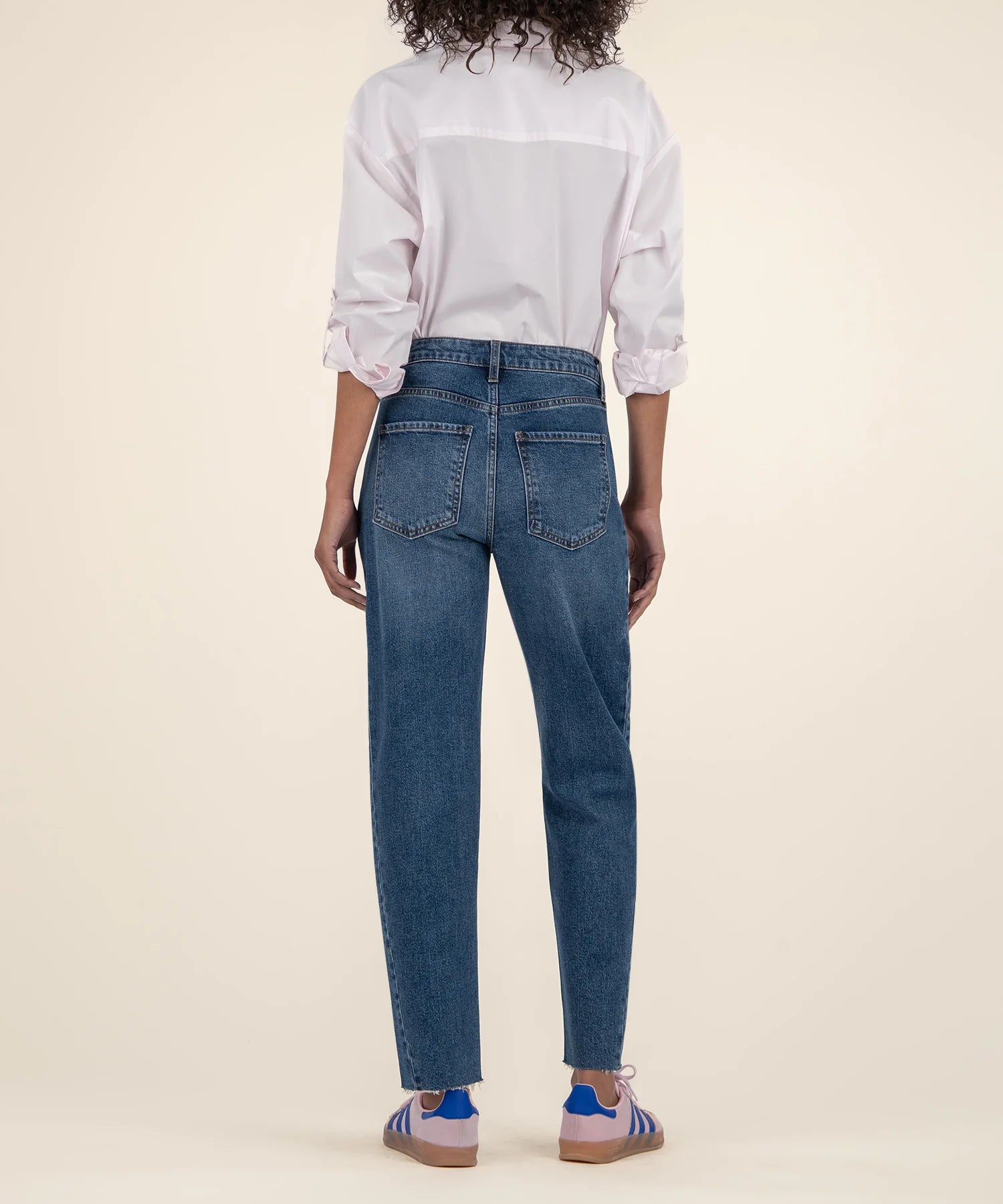 Ashley High Rise Slouchy Barrel Jeans with Side Insets by Kut from the Kloth-Jeans-Kut from the Kloth-Deja Nu Boutique, Women's Fashion Boutique in Lampasas, Texas