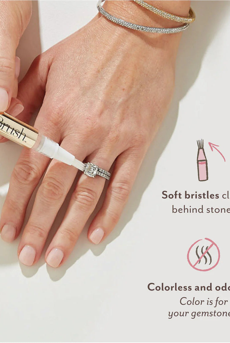 Baublerella Bling Brush® Natural On-the-Go Jewelry Cleaner-jewelry cleaning-Baublerella Bling Brush-Deja Nu Boutique, Women's Fashion Boutique in Lampasas, Texas