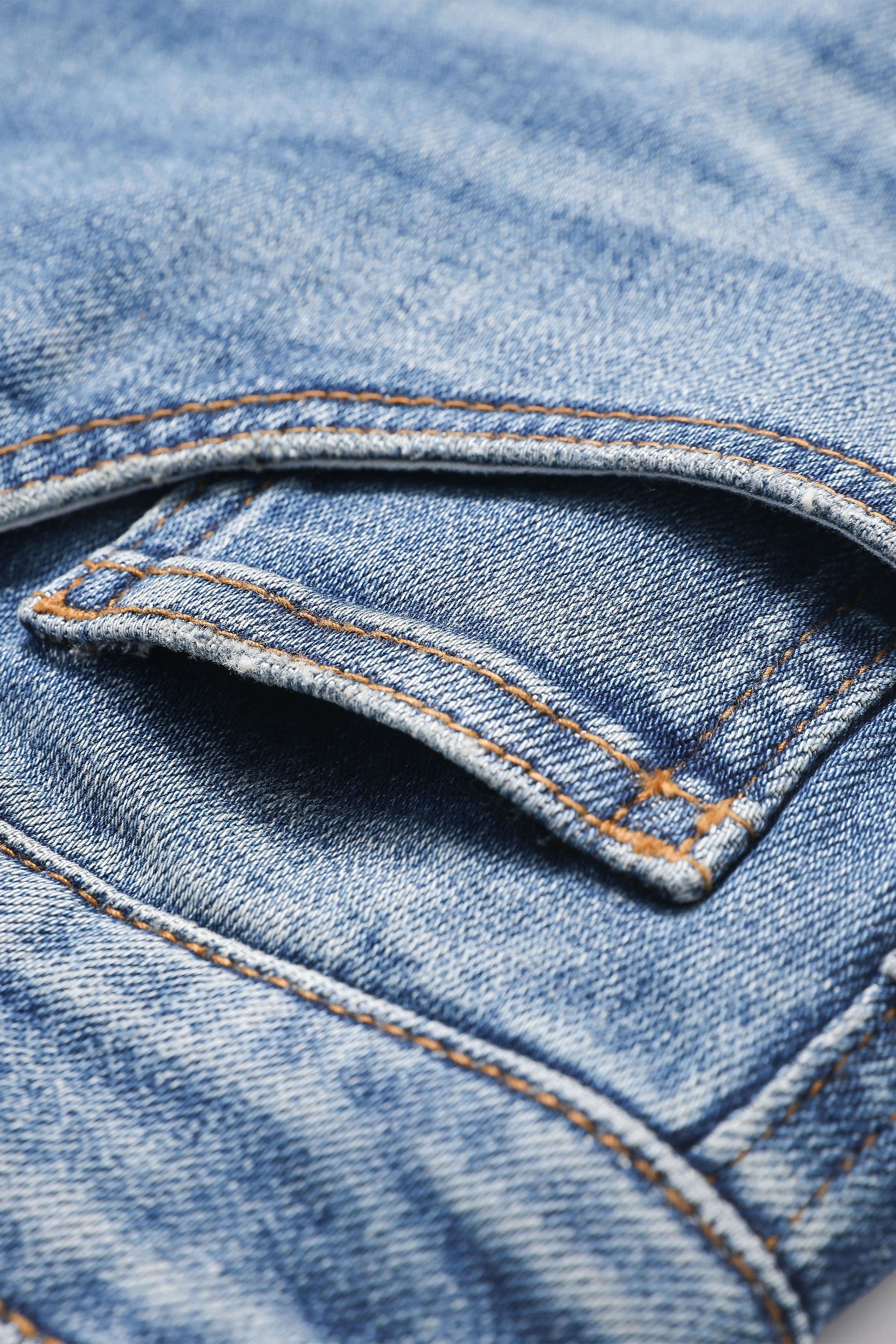 Bayeas High Rise Floral Embroidered Wide Leg Jeans in Medium Blue-Jeans-Bayeas-Deja Nu Boutique, Women's Fashion Boutique in Lampasas, Texas