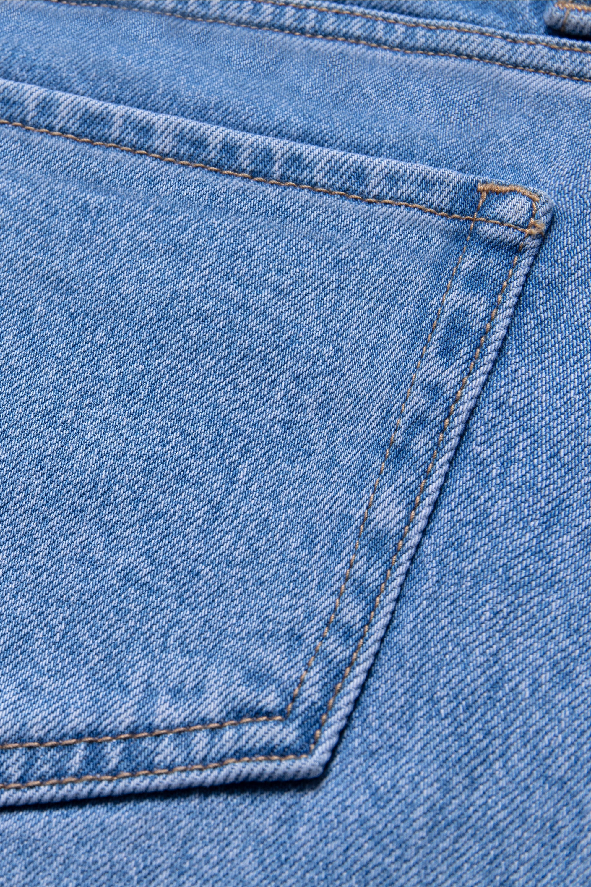 Bayeas Mid Rise Rhinestone Denim Mini Skirt In Blueberry-Skirts-Bayeas-Deja Nu Boutique, Women's Fashion Boutique in Lampasas, Texas