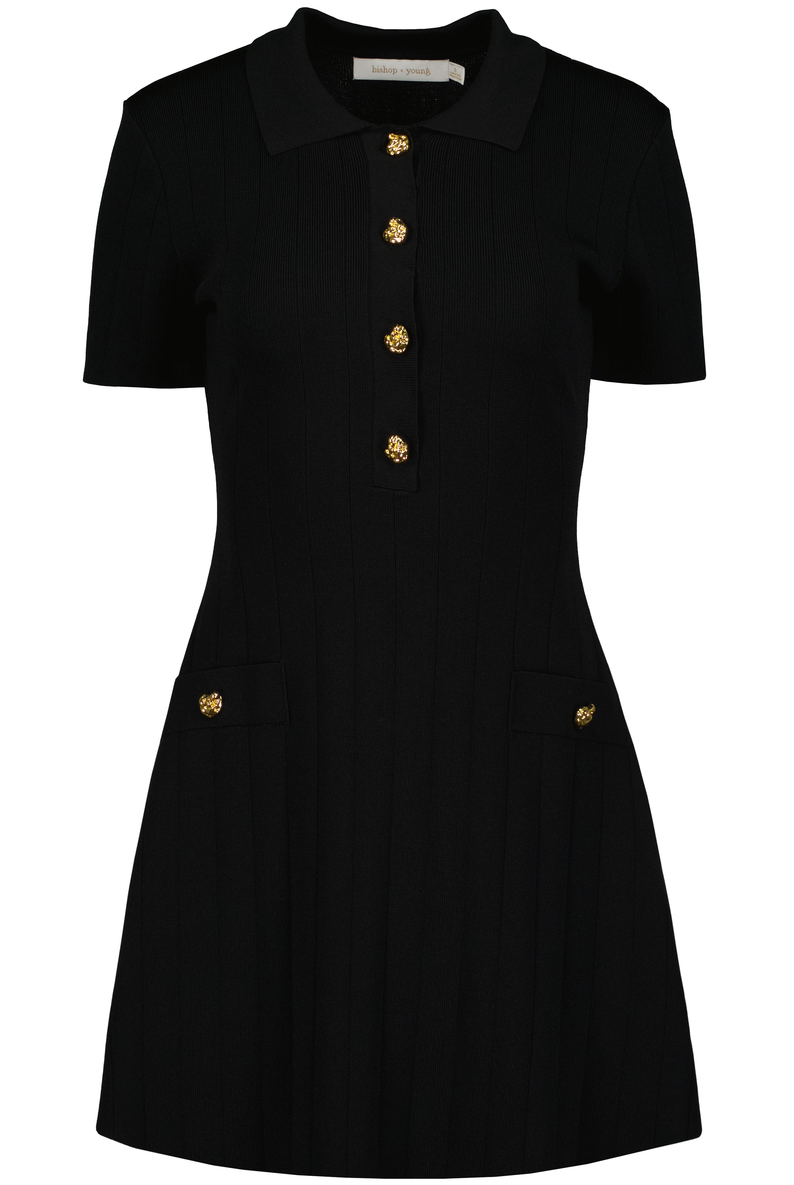 Bishop + Young Black Nicole Sweater Dress-mini dress-Bishop And Young-Deja Nu Boutique, Women's Fashion Boutique in Lampasas, Texas