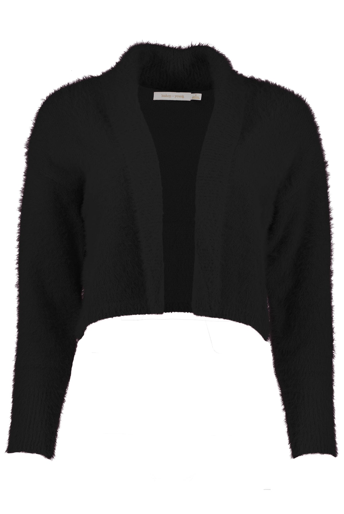 Bishop And Young Holiday In The Pink Mila Cardi In Noir-Cardigans & Kimonos-Bishop And Young-Deja Nu Boutique, Women's Fashion Boutique in Lampasas, Texas