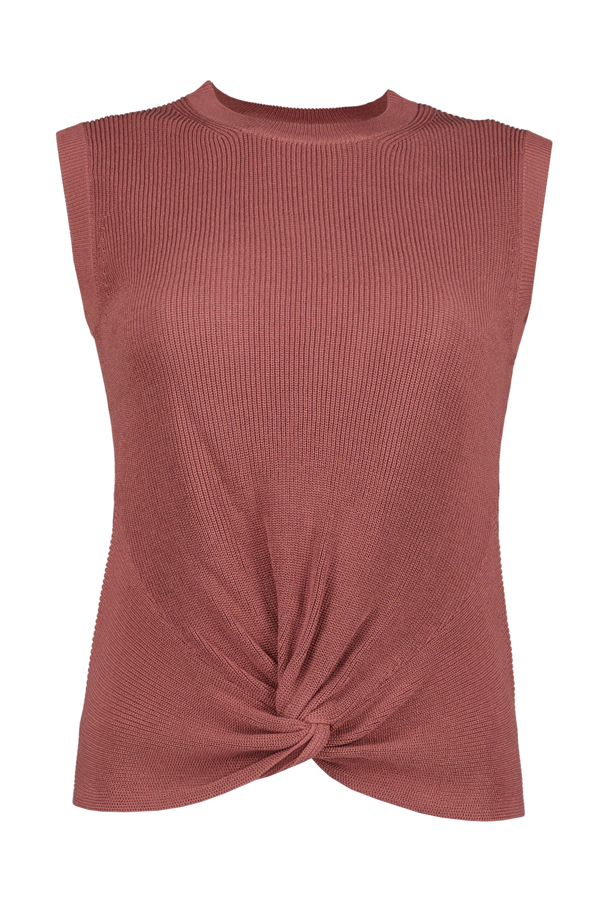 Bishop And Young The Romantic Flair Bonita Crop Twist Sweater In Crimson-Sweaters-Bishop And Young-Deja Nu Boutique, Women's Fashion Boutique in Lampasas, Texas