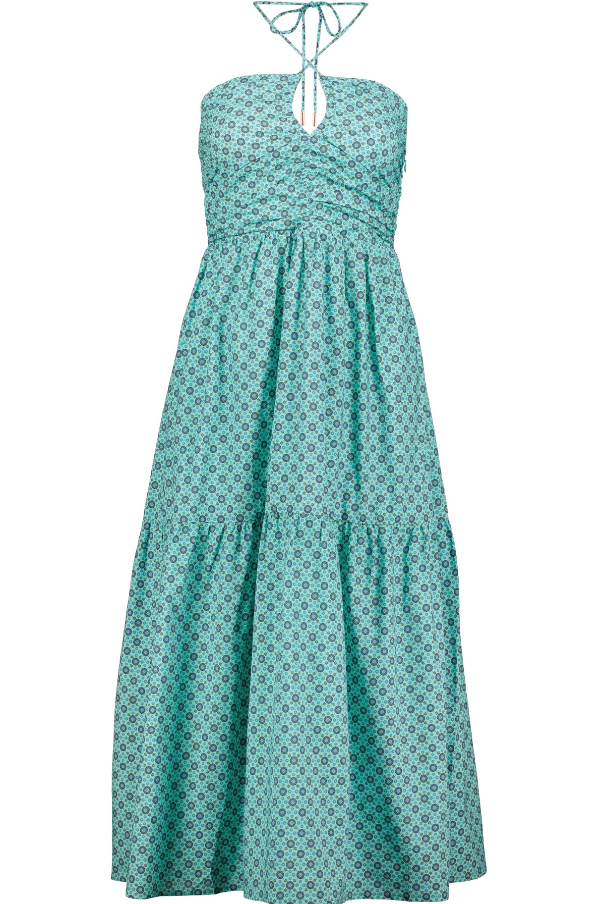 Bishop + Young Aeries Halter Dress In Morocco Print-Dresses-Bishop And Young-Deja Nu Boutique, Women's Fashion Boutique in Lampasas, Texas