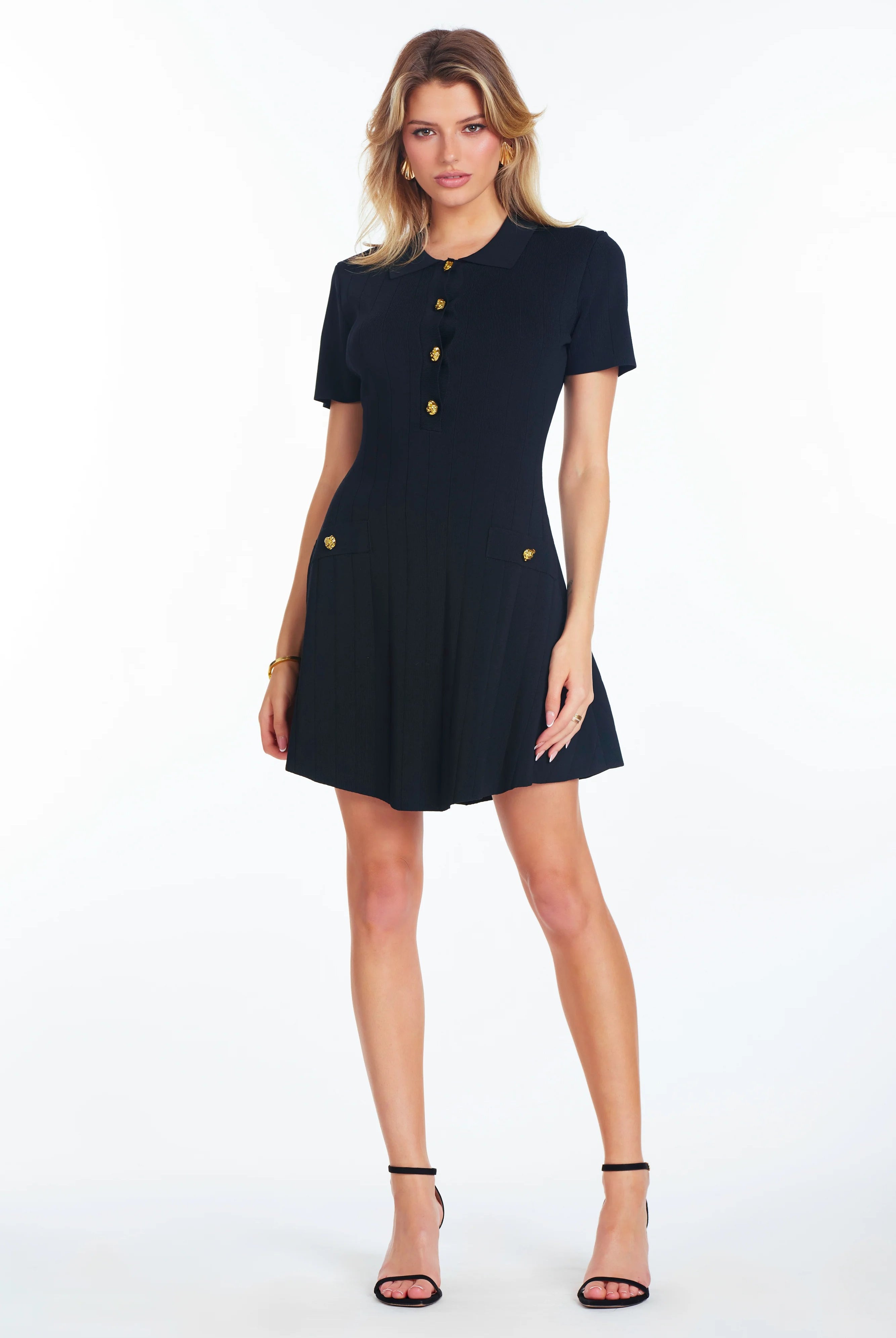 Bishop + Young Black Nicole Sweater Dress-mini dress-Bishop And Young-Deja Nu Boutique, Women's Fashion Boutique in Lampasas, Texas