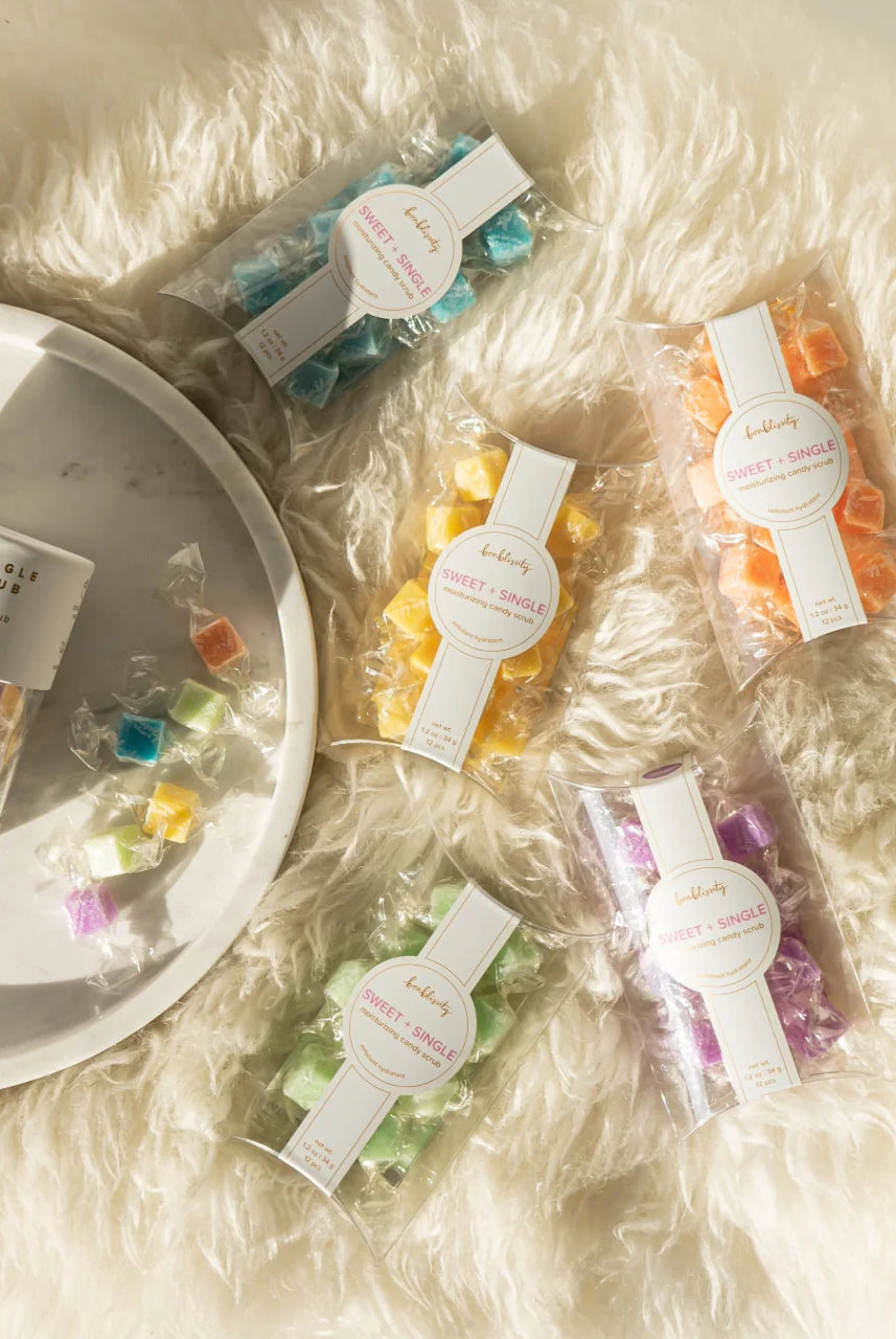 Bonblissity Assorted Sugar Cube Candy Scrub (30 pcs)-Sugar Scrub-Bonblissity-Deja Nu Boutique, Women's Fashion Boutique in Lampasas, Texas