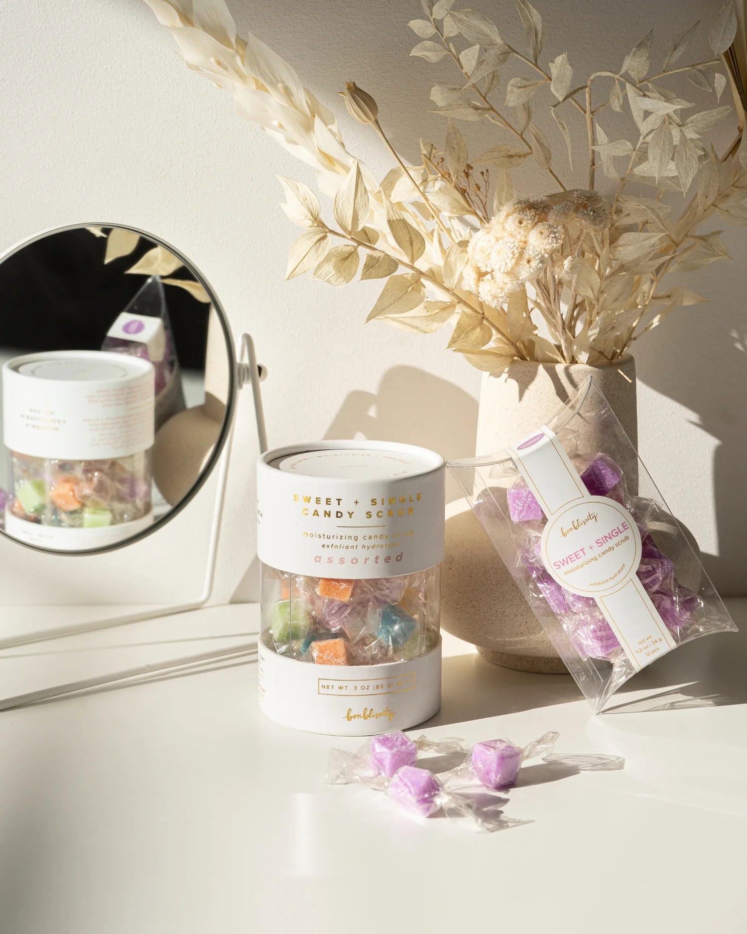 Bonblissity Assorted Sugar Cube Candy Scrub (30 pcs)-Sugar Scrub-Bonblissity-Deja Nu Boutique, Women's Fashion Boutique in Lampasas, Texas