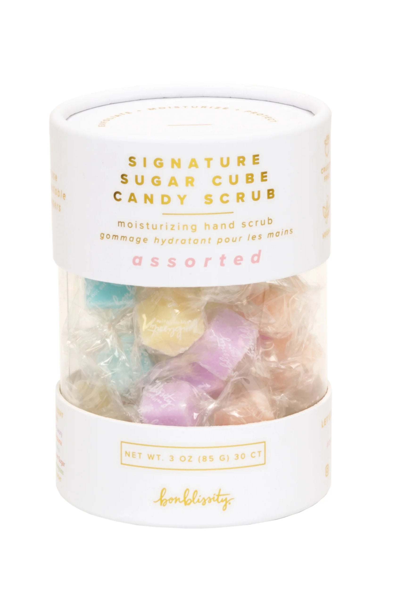 Bonblissity Assorted Sugar Cube Candy Scrub (30 pcs)-Sugar Scrub-Bonblissity-Deja Nu Boutique, Women's Fashion Boutique in Lampasas, Texas