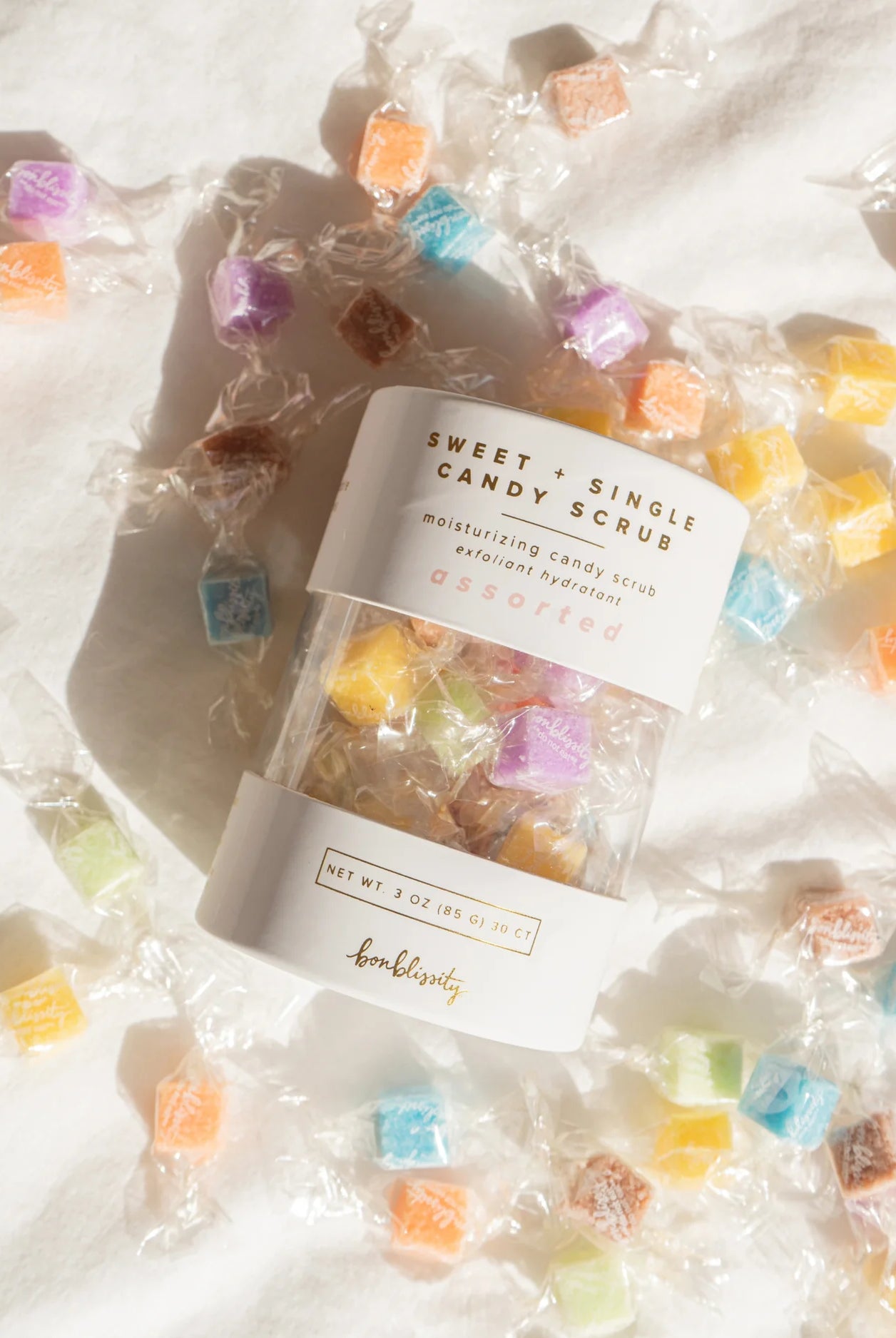 Bonblissity Assorted Sugar Cube Candy Scrub (30 pcs)-Sugar Scrub-Bonblissity-Deja Nu Boutique, Women's Fashion Boutique in Lampasas, Texas