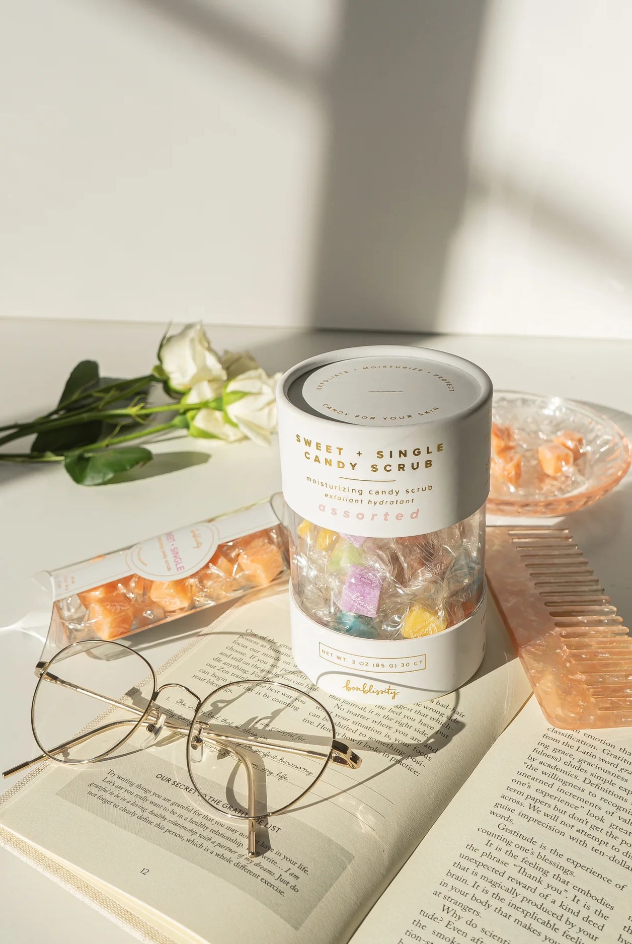 Bonblissity Assorted Sugar Cube Candy Scrub (30 pcs)-Sugar Scrub-Bonblissity-Deja Nu Boutique, Women's Fashion Boutique in Lampasas, Texas