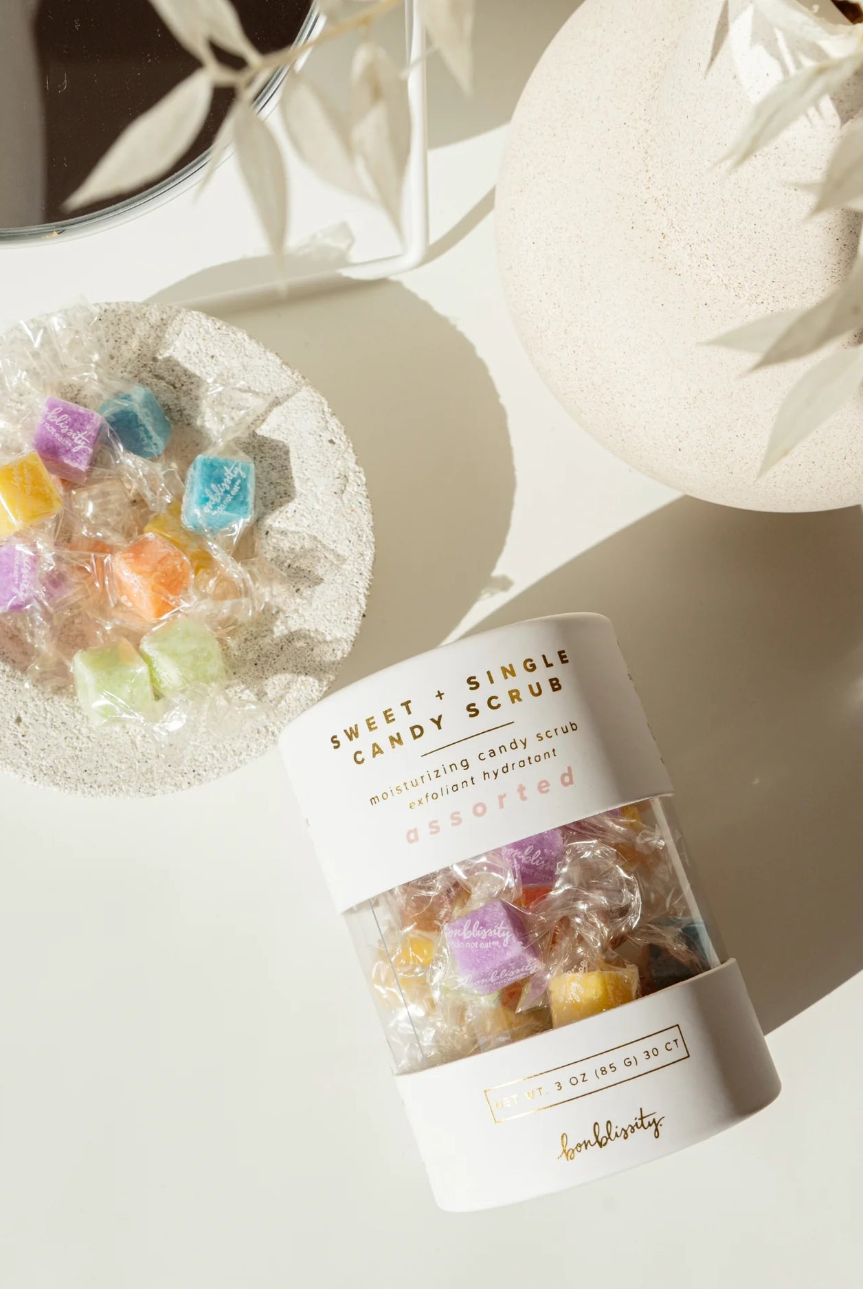 Bonblissity Assorted Sugar Cube Candy Scrub (30 pcs)-Sugar Scrub-Bonblissity-Deja Nu Boutique, Women's Fashion Boutique in Lampasas, Texas