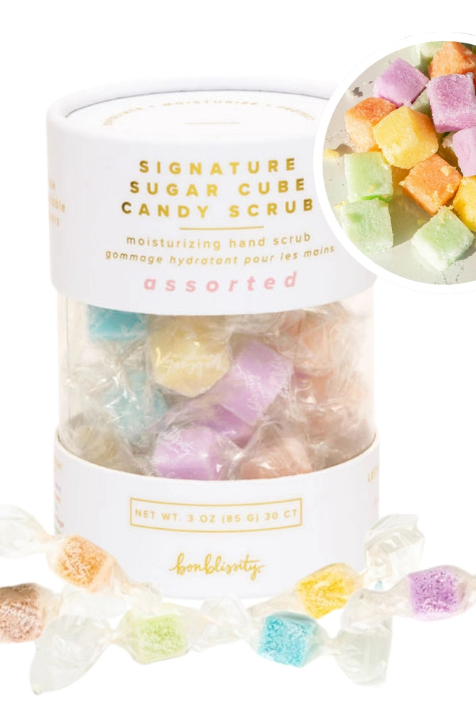 Bonblissity Assorted Sugar Cube Candy Scrub (30 pcs)-Sugar Scrub-Bonblissity-Deja Nu Boutique, Women's Fashion Boutique in Lampasas, Texas