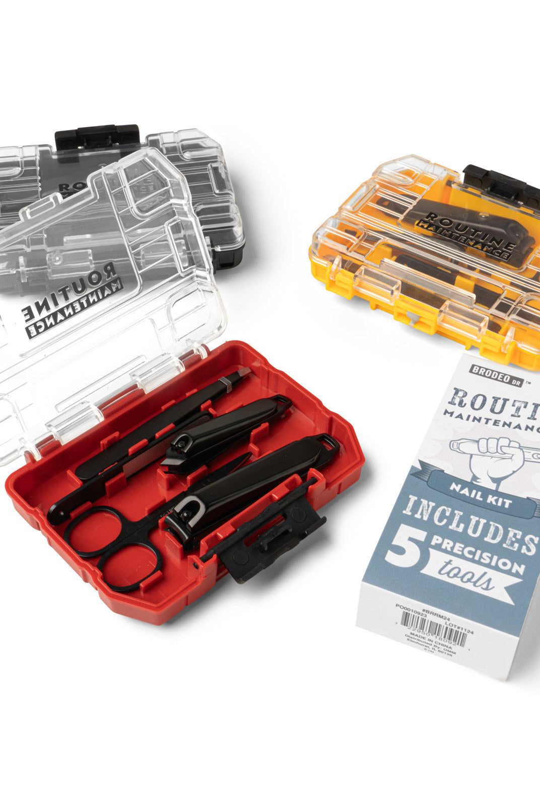 Brodeo Drive™ Routine Maintenance Nail Kit – 5-Piece Carbon Steel Grooming Set in Tool Case-tool set-Brodeo Drive-Deja Nu Boutique, Women's Fashion Boutique in Lampasas, Texas