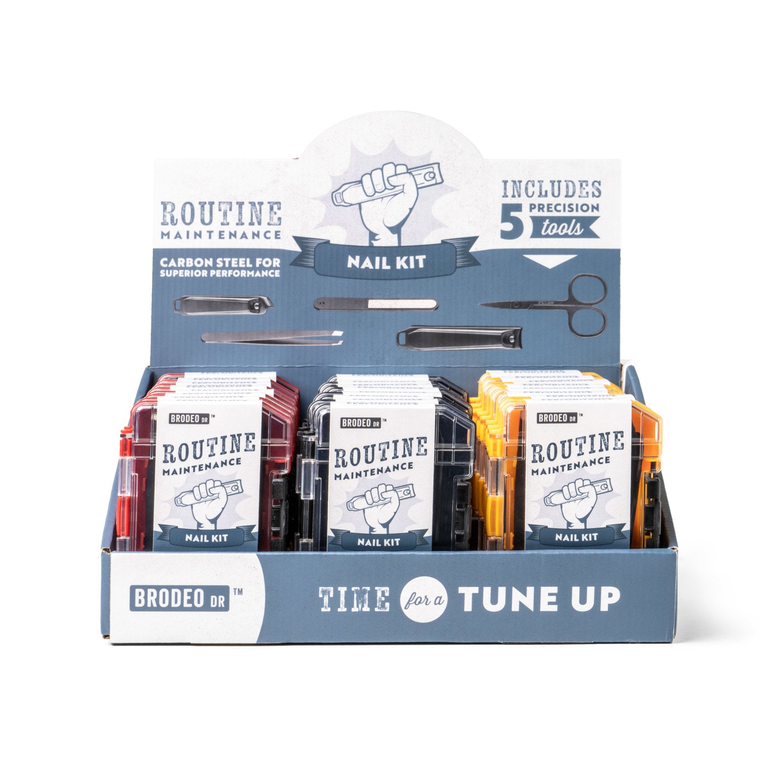 Brodeo Drive™ Routine Maintenance Nail Kit – 5-Piece Carbon Steel Grooming Set in Tool Case-tool set-Brodeo Drive-Deja Nu Boutique, Women's Fashion Boutique in Lampasas, Texas