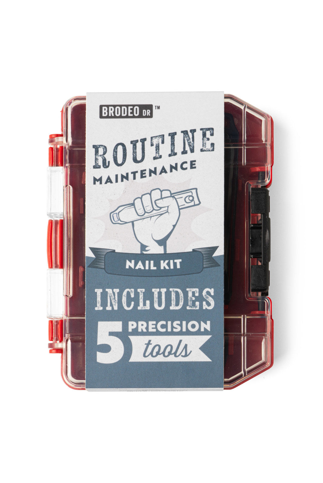 Brodeo Drive™ Routine Maintenance Nail Kit – 5-Piece Carbon Steel Grooming Set in Tool Case-tool set-Brodeo Drive-Deja Nu Boutique, Women's Fashion Boutique in Lampasas, Texas