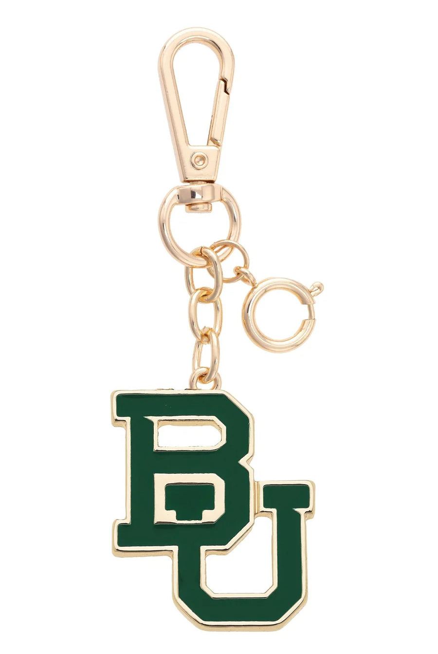 Canvas Style Baylor Bears Enamel Logo Bag Charm NCAA Officially Licensed-bag charm-Canvas Style-Deja Nu Boutique, Women's Fashion Boutique in Lampasas, Texas