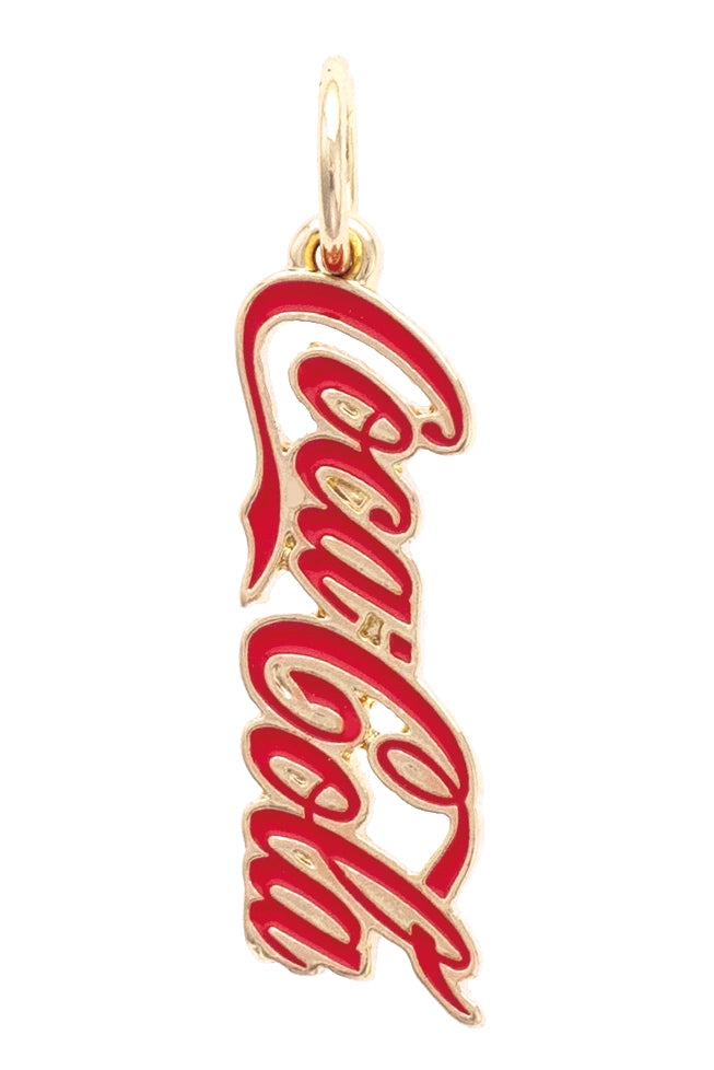 Canvas Style Coca-Cola Cursive Logo Charm in Red-Charms-Canvas Style-Deja Nu Boutique, Women's Fashion Boutique in Lampasas, Texas