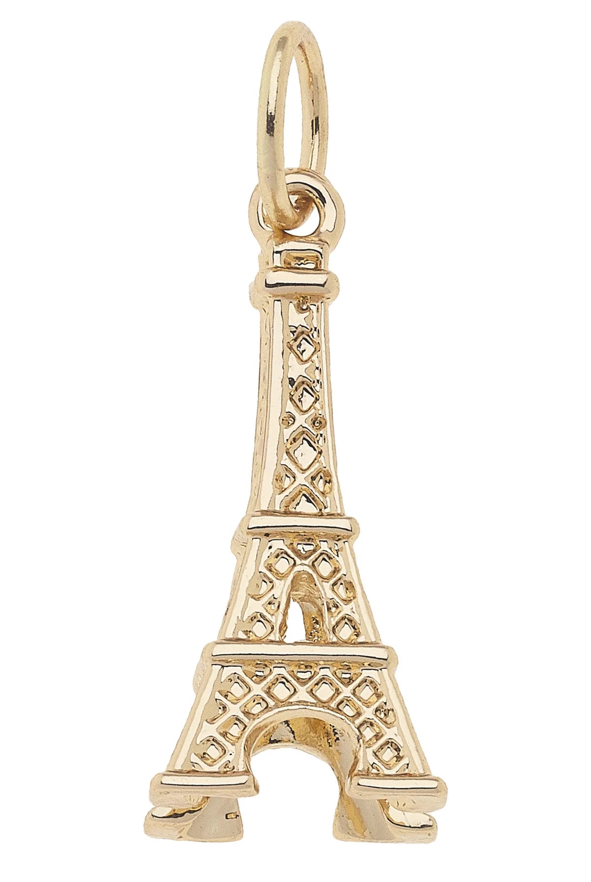 Canvas Style Eiffel Tower Charm A Parisian Dreams in Gold-Charms-Canvas Style-Deja Nu Boutique, Women's Fashion Boutique in Lampasas, Texas