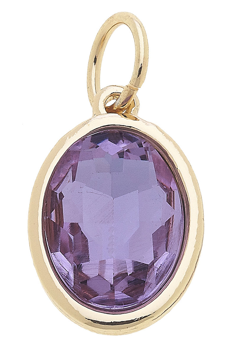 Canvas Style Glass Charm – Alexandrite or Aquamarine-Charms-Canvas Style-Deja Nu Boutique, Women's Fashion Boutique in Lampasas, Texas