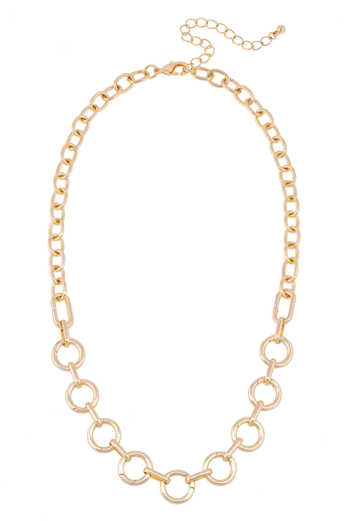 Canvas Style Juliette Charm Collector Necklace Base in 18K Shiny Gold Plating-charm necklace-Canvas Style-Deja Nu Boutique, Women's Fashion Boutique in Lampasas, Texas