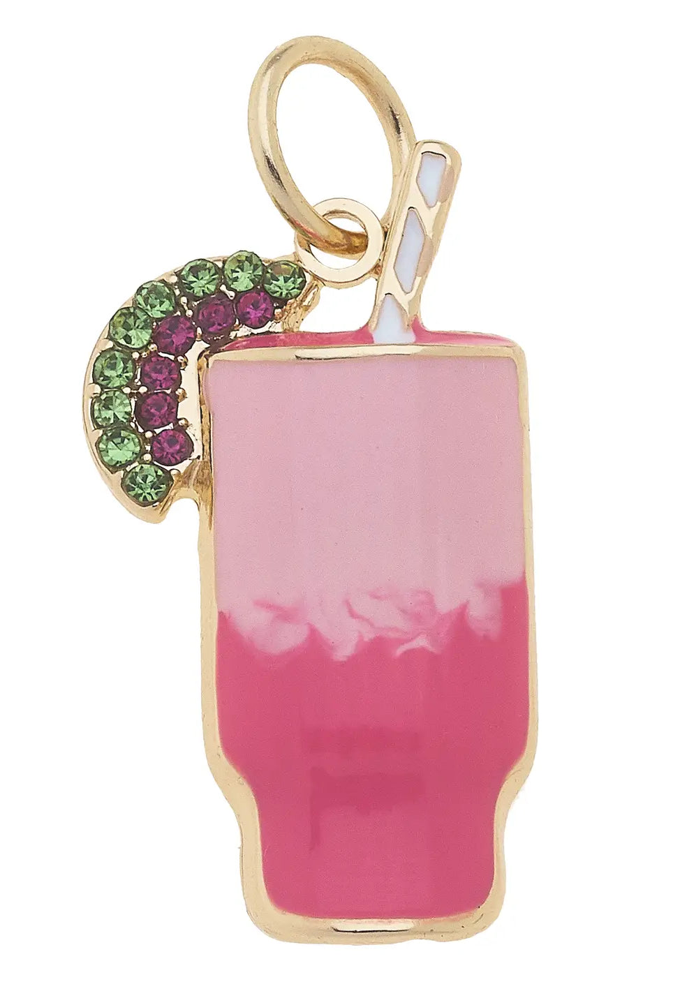 ๐น Canvas Style Pave Cocktail Charm โ Pink Ombre-Charms-Canvas Style-Deja Nu Boutique, Women's Fashion Boutique in Lampasas, Texas