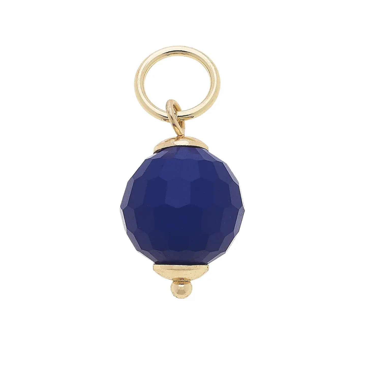 💙 Canvas Style Royal Blue & Navy Resin Bead Charm-Charms-Canvas Style-Deja Nu Boutique, Women's Fashion Boutique in Lampasas, Texas