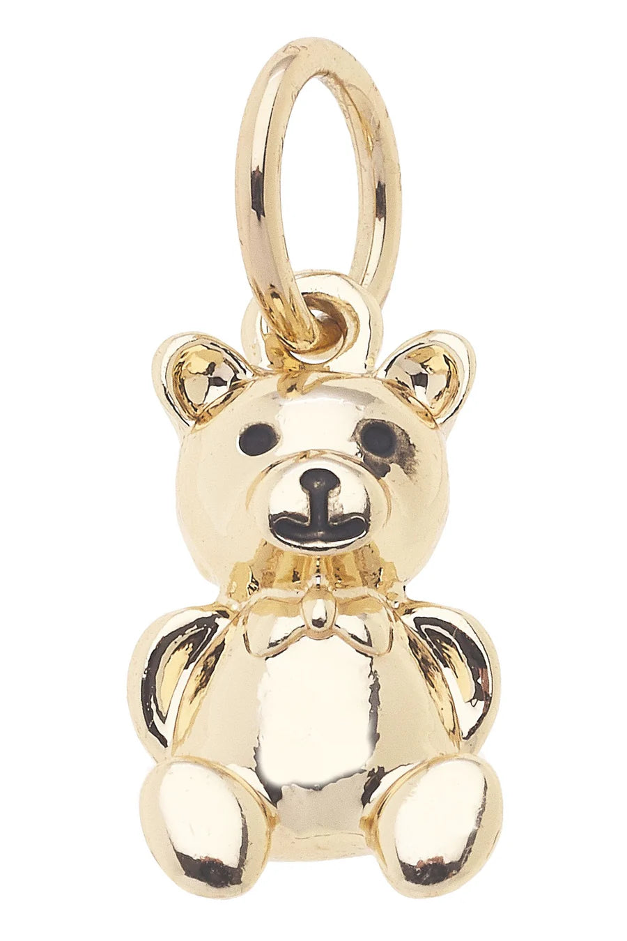 Canvas Style Teddy Bear Charm in Shiny Gold-Charms-Canvas Style-Deja Nu Boutique, Women's Fashion Boutique in Lampasas, Texas