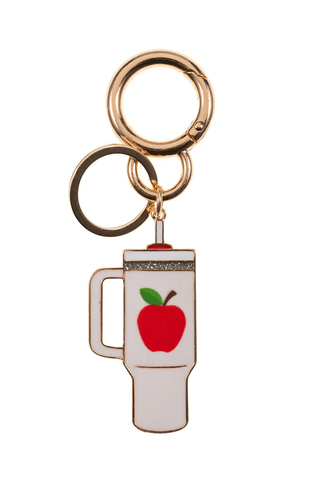 Chic & Cool Apple Tumbler Enamel Purse Charm – 5.0"-purse charm-Chic & Cool-Deja Nu Boutique, Women's Fashion Boutique in Lampasas, Texas