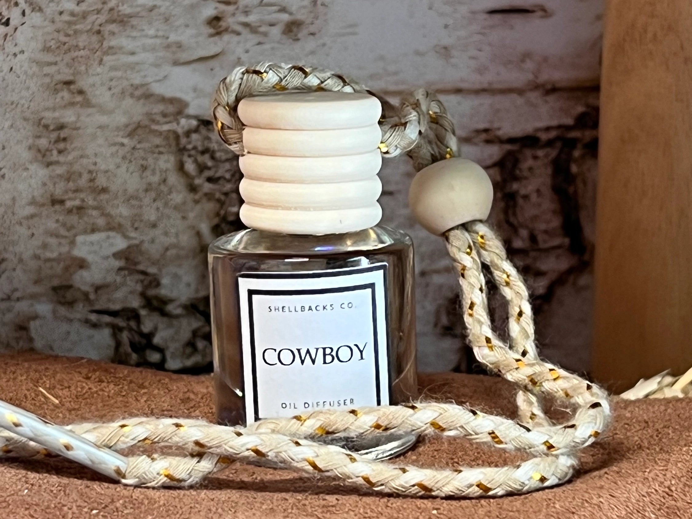 Cowboy Hanging Car Freshener Diffuser – Western-Inspired Cologne Scent for Him-Car Diffuser-Prairie Chicken Sticker Shop & Gifts-Deja Nu Boutique, Women's Fashion Boutique in Lampasas, Texas