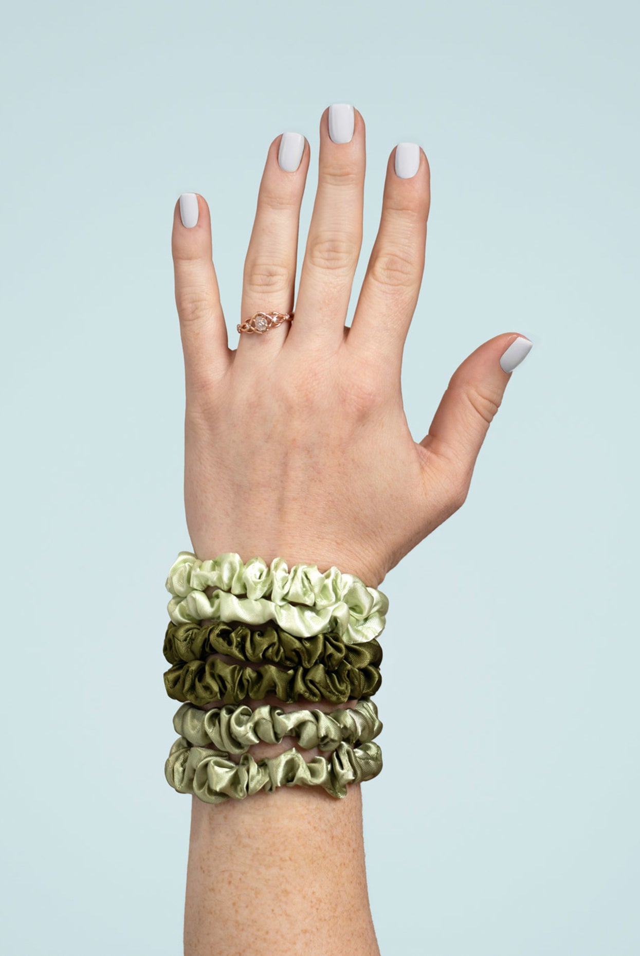 Crush™ Take Care Satin Scrunchies-Hair Ties-Crush-Deja Nu Boutique, Women's Fashion Boutique in Lampasas, Texas