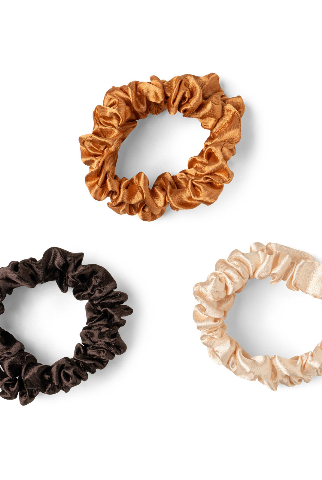 Crush™ Take Care Satin Scrunchies-Hair Ties-Crush-Deja Nu Boutique, Women's Fashion Boutique in Lampasas, Texas