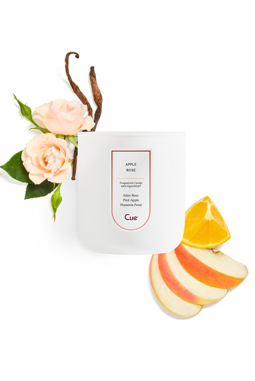 Cue Apple Rose Candle Signature Collection-Candle-Cue-Deja Nu Boutique, Women's Fashion Boutique in Lampasas, Texas