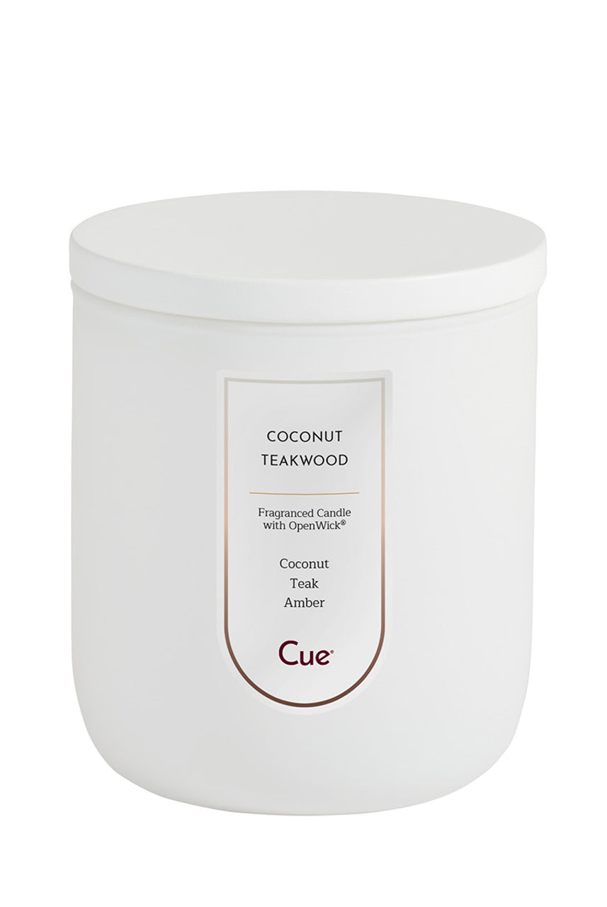 Cue Coconut Teakwood Candle Signature Collection-Candle-Cue-Deja Nu Boutique, Women's Fashion Boutique in Lampasas, Texas