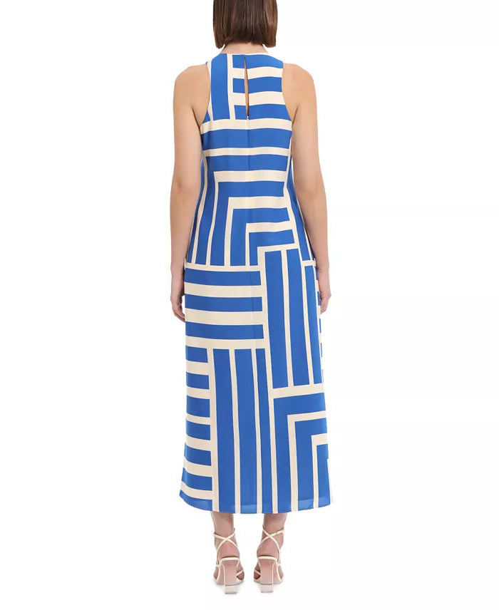 Donna Morgan Quincy Geometric Print Maxi Dress-Maxi Dresses-Donna Morgan-Deja Nu Boutique, Women's Fashion Boutique in Lampasas, Texas