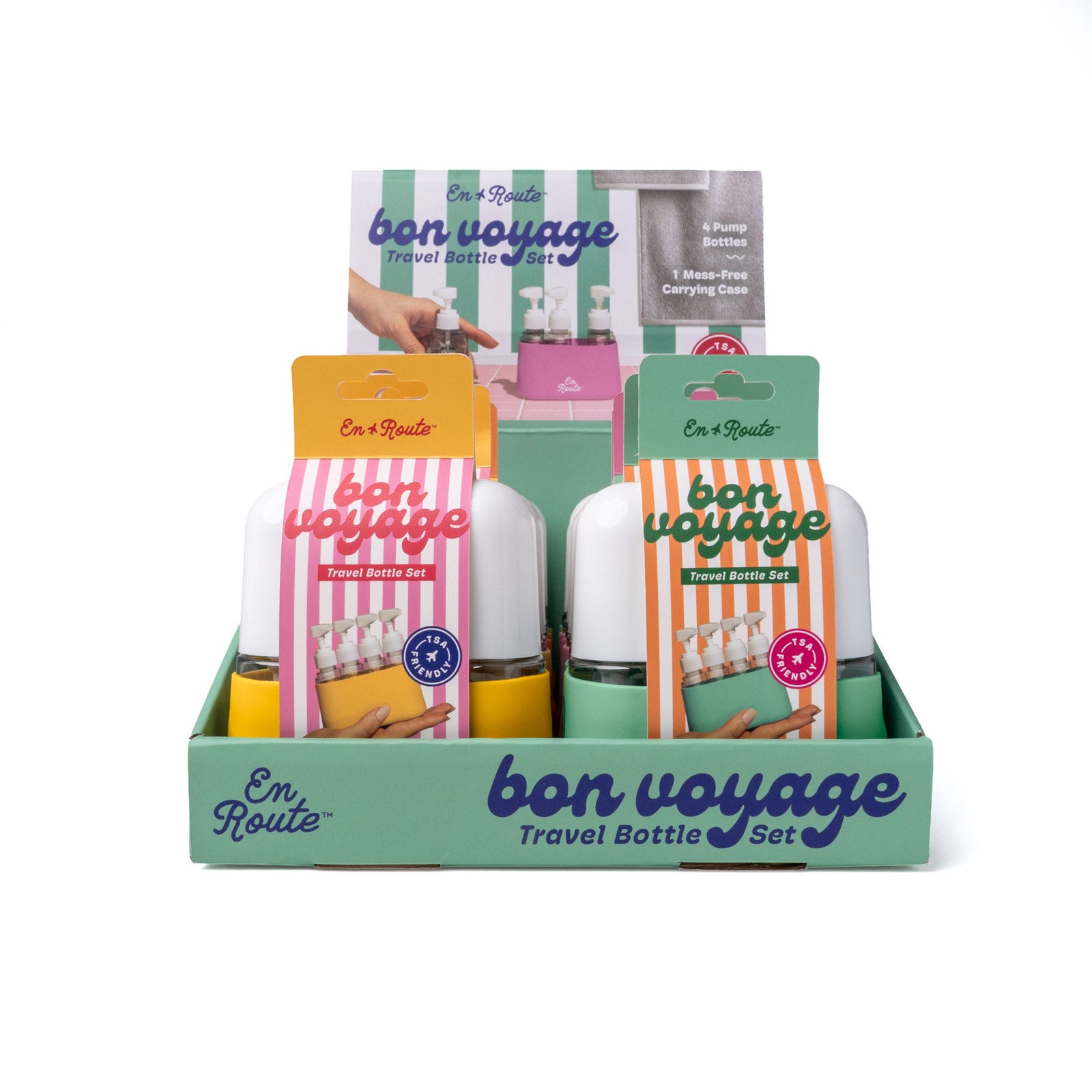 En Route™ Bon Voyage Travel Bottle Set-travel-En Route-Deja Nu Boutique, Women's Fashion Boutique in Lampasas, Texas