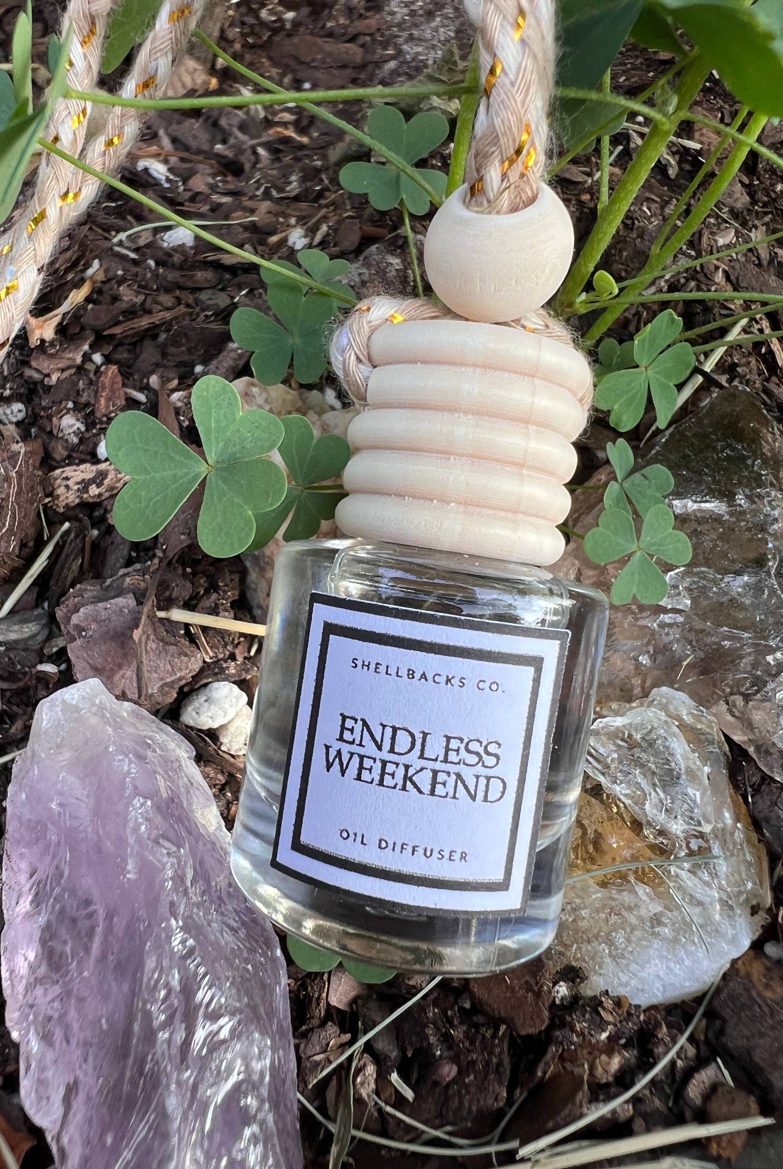Endless Weekend Car Freshener Diffuser – Citrus, Coconut & Magnolia Escape-Car Diffuser-Prairie Chicken Sticker Shop & Gifts-Deja Nu Boutique, Women's Fashion Boutique in Lampasas, Texas