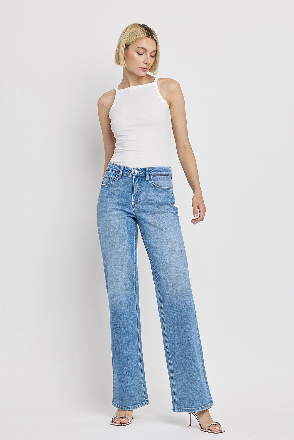 Flying Monkey 90’s High Rise Vintage Flare Jeans-Jeans-Flying Monkey-Deja Nu Boutique, Women's Fashion Boutique in Lampasas, Texas