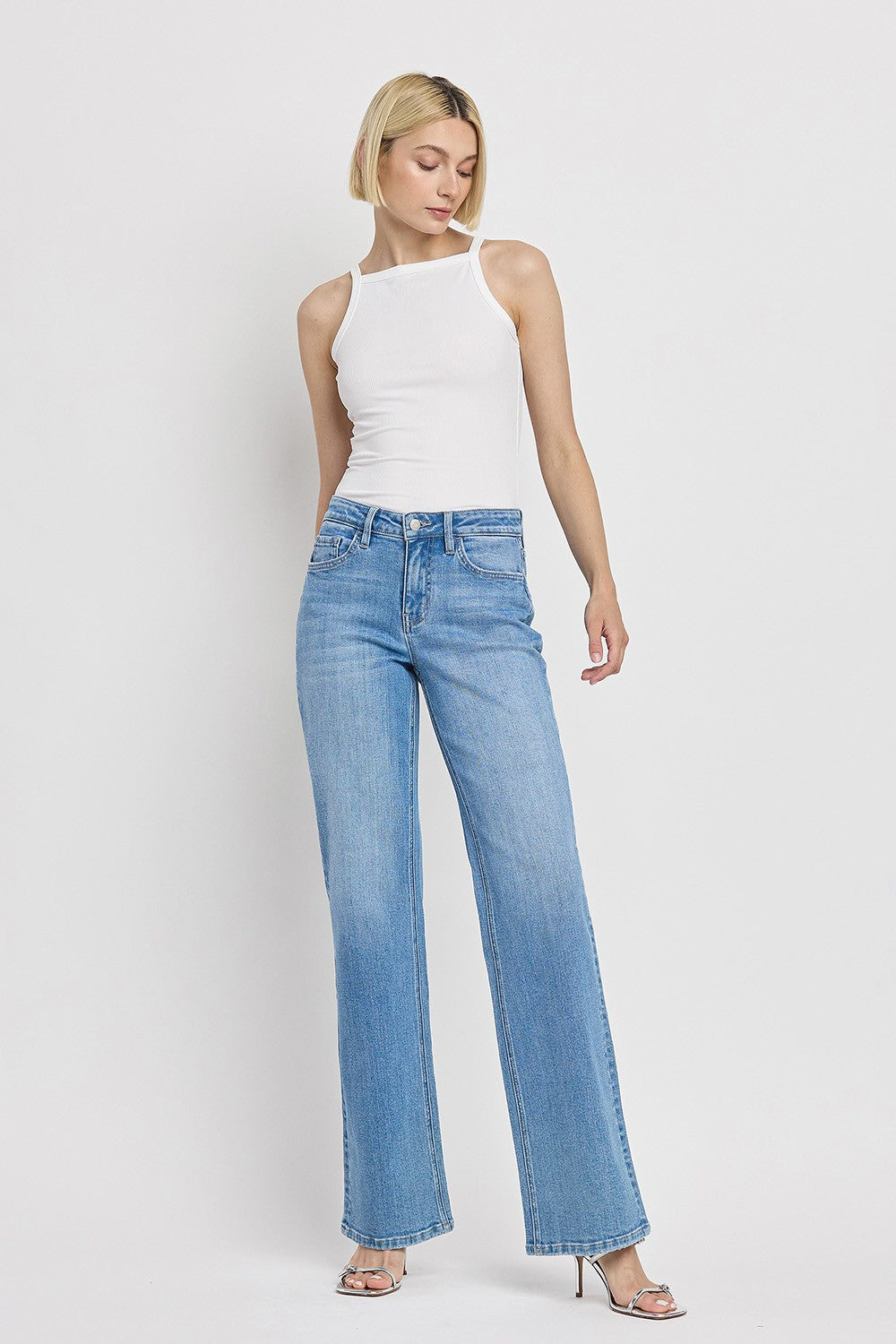 Flying Monkey 90’s High Rise Vintage Flare Jeans-Jeans-Flying Monkey-Deja Nu Boutique, Women's Fashion Boutique in Lampasas, Texas