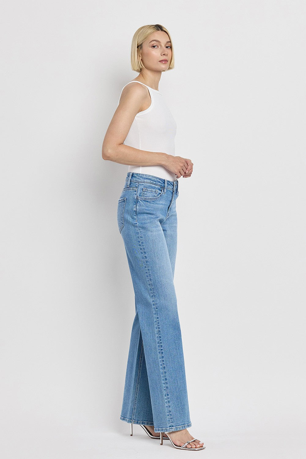 Flying Monkey 90’s High Rise Vintage Flare Jeans-Jeans-Flying Monkey-Deja Nu Boutique, Women's Fashion Boutique in Lampasas, Texas