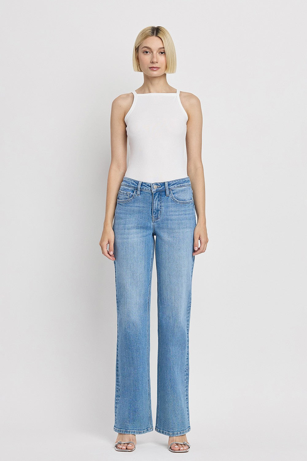 Flying Monkey 90’s High Rise Vintage Flare Jeans-Jeans-Flying Monkey-Deja Nu Boutique, Women's Fashion Boutique in Lampasas, Texas