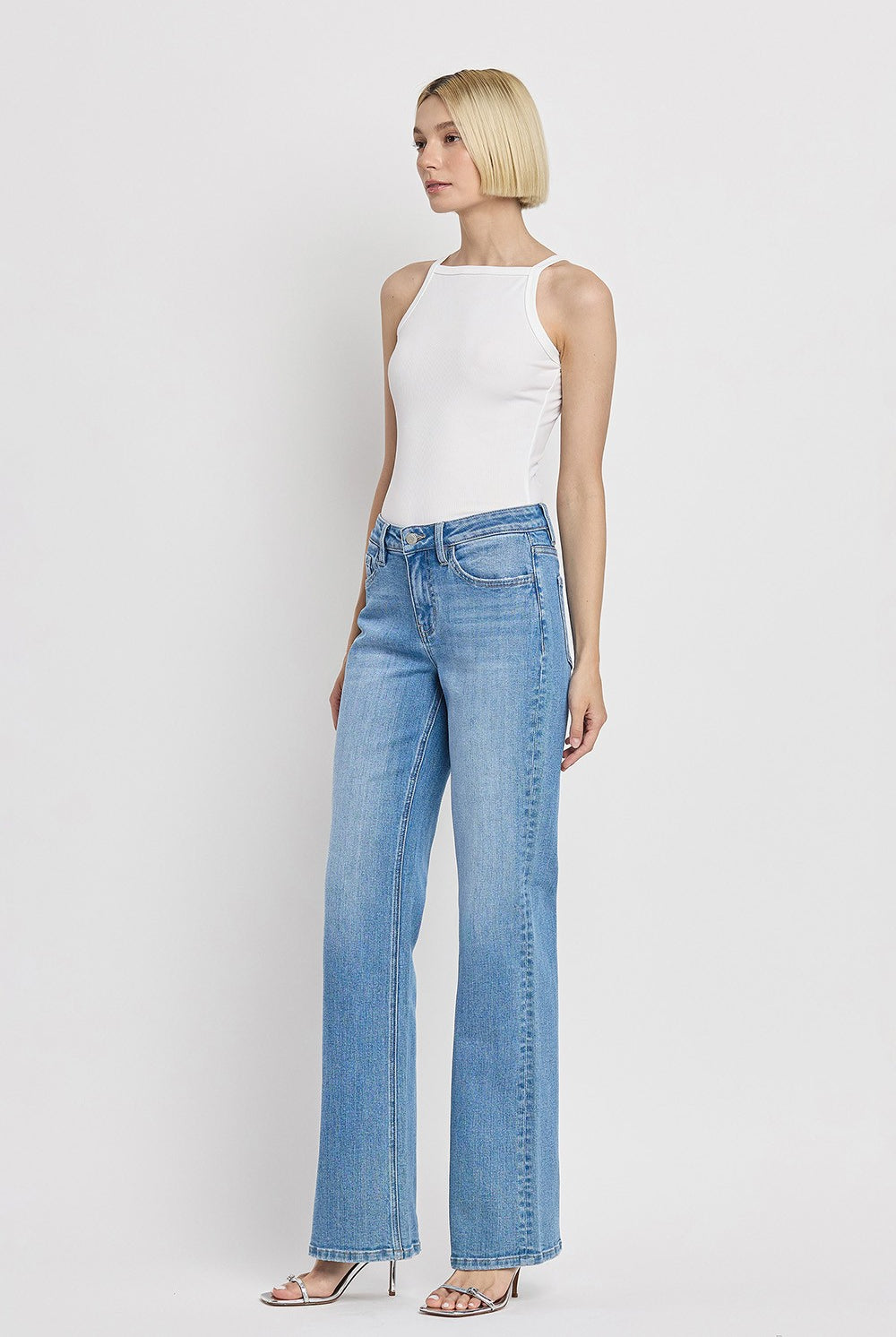 Flying Monkey 90’s High Rise Vintage Flare Jeans-Jeans-Flying Monkey-Deja Nu Boutique, Women's Fashion Boutique in Lampasas, Texas