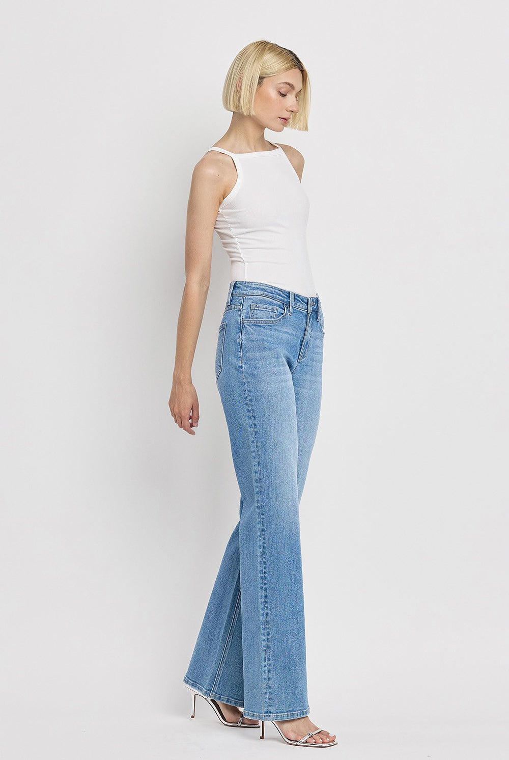 Flying Monkey 90’s High Rise Vintage Flare Jeans-Jeans-Flying Monkey-Deja Nu Boutique, Women's Fashion Boutique in Lampasas, Texas