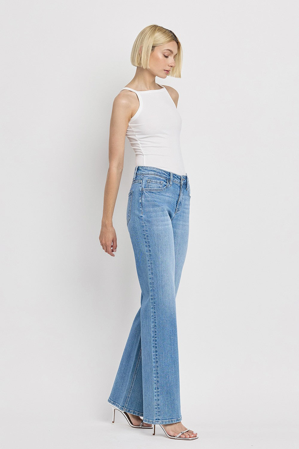 Flying Monkey 90’s High Rise Vintage Flare Jeans-Jeans-Flying Monkey-Deja Nu Boutique, Women's Fashion Boutique in Lampasas, Texas